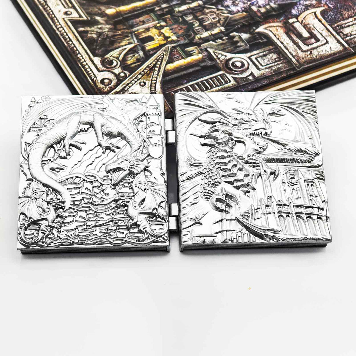 Masters Dice Codex #001 – Spellbook | 7-in-1 Pocket Spinner DND Dice Set