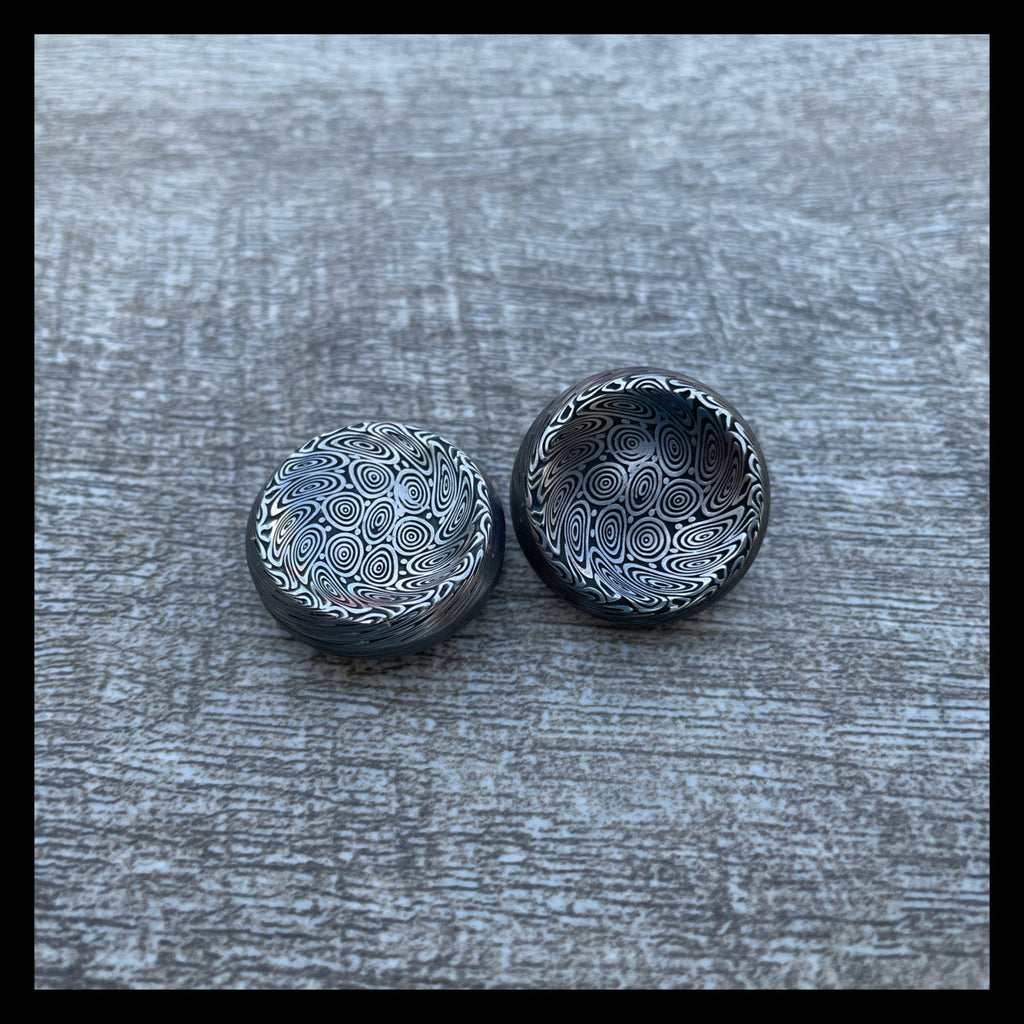 Boomerang Button Set - Heimskringla Damasteel