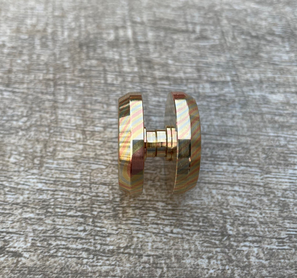 Boomerang Button Set  -  Mokume