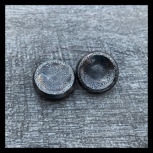 Aviator Button Set - Heimskringla Damasteel