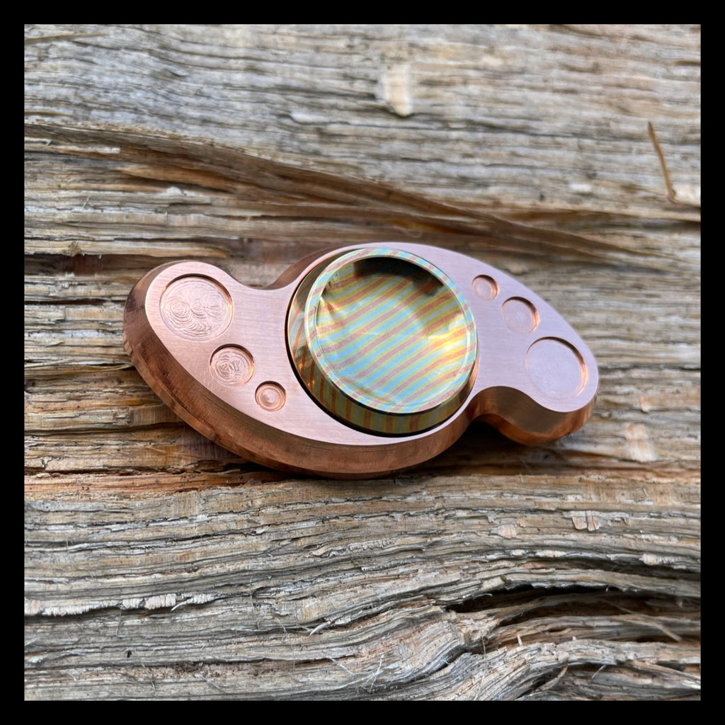 Boomerang Button Set  -  Mokume